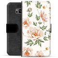 Samsung Galaxy S8+ Premium Wallet Hoesje - Bloemen