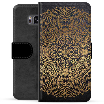 Samsung Galaxy S8+ Premium Wallet Hoesje - Mandala