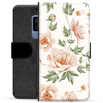 Samsung Galaxy S9+ Premium Wallet Hoesje - Bloemen