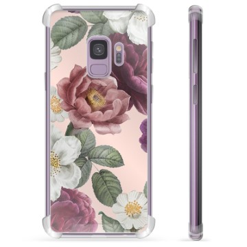 Samsung Galaxy S9 Hybrid Hoesje - Romantische Bloemen