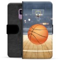 Samsung Galaxy S9 Premium Portemonnee Hoesje - Basketbal