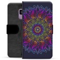 Samsung Galaxy S9 Premium Portemonnee Hoesje - Kleurrijke Mandala