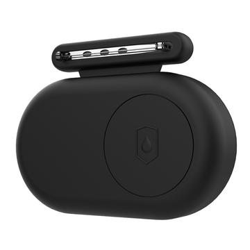 Samsung Galaxy SmartTag2 Broche-Style Silicone Hoesje - Zwart