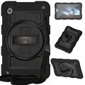 Samsung Galaxy Tab A9 Heavy Duty 360 Cover met Polsbandje