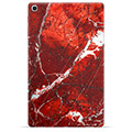 Samsung Galaxy Tab A 10.1 (2019) TPU Hoesje - Rood Marmer