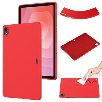 Samsung Galaxy Tab A11 Liquid Silicone Hoesje - Rood