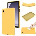 Samsung Galaxy Tab A11 Liquid Silicone Hoesje - Geel