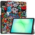 Samsung Galaxy Tab A11/A9 Tri-Fold Series Slimme Folio-hoes - Graffiti