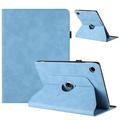 Samsung Galaxy Tab A11+/A9+ 360 roterende smartcase met kaartsleuven - Hemelsblauw