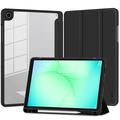 Samsung Galaxy Tab A11+/A9+ Tech-Protect SmartCase Pen Hybrid Tri-Fold Folio Case - Zwart