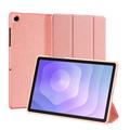 Samsung Galaxy Tab A11+ Dux Ducis Domo Tri-Fold Smart Folio Hoesje - Roze