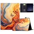 Samsung Galaxy Tab A11+/A9+ Slimme Foliotas - Oranje vlinders
