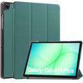 Samsung Galaxy Tab A11+ Tri-Fold Series Slimme Folio-hoes - Zwartgroen
