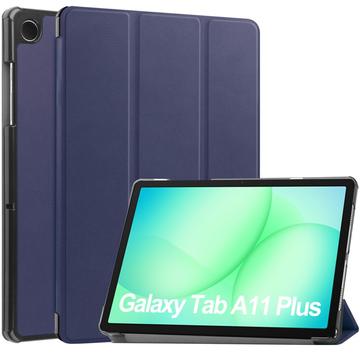 Samsung Galaxy Tab A11+ Tri-Fold Series Slimme Folio-hoes - Donkerblauw