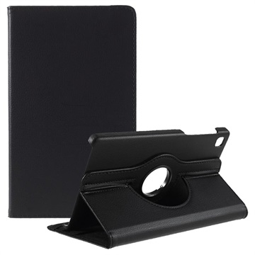 Samsung Galaxy Tab A7 Lite 360 Roterend Folio Hoesje - Zwart