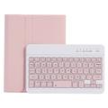 Samsung Galaxy Tab A9 Bluetooth Toetsenbord Hoesje - Roze