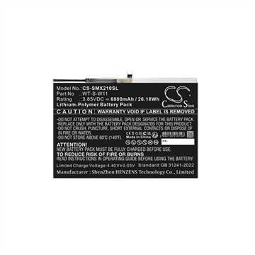  Samsung Galaxy Tab A9+ Compatibele Batterij