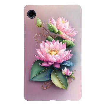 Samsung Galaxy Tab A9 Stijlvolle Ultradunne TPU Hoesje - Roos Bloem