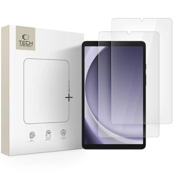 Samsung Galaxy Tab A9/A11 Tech-Protect Glass Fit+ Glazen Screenprotector - 2 st. - Doorzichtig