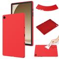 Samsung Galaxy Tab A9+/A11+ Liquid Silicone Hoesje - Rood