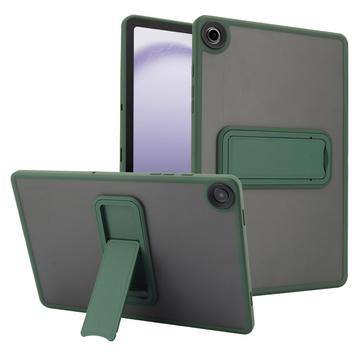 Samsung Galaxy Tab A9+ Schokbestendig Hybride Hoesje met Kickstand - Groen