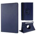 Samsung Galaxy Tab S10 FE+ 360 Rotary Folio Hoesje - Donkerblauw
