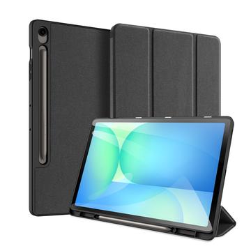 Samsung Galaxy Tab S10 FE+ Dux Ducis Domo Tri-Fold Smart Folio Hoesje - Zwart