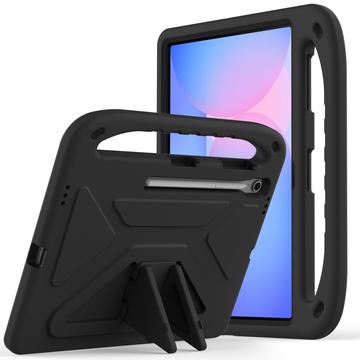 Samsung Galaxy Tab S10 FE+ Schokbestendig Hoesje voor Kinderen - Zwart