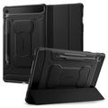 Samsung Galaxy Tab S10 FE+ Spigen Rugged Armor Pro Folio Hoesje - Zwart