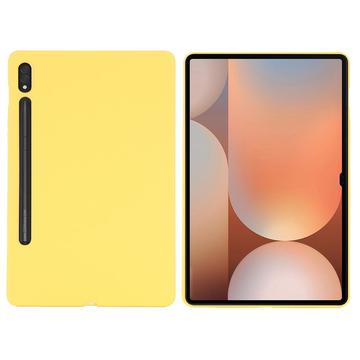 Samsung Galaxy Tab S10 Ultra Liquid Siliconen Hoesje - Geel
