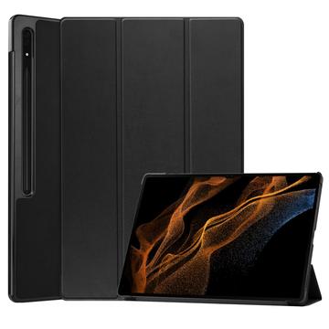 Samsung Galaxy Tab S10 Ultra Tri-Fold Series Smart Folio Hoesje - Zwart