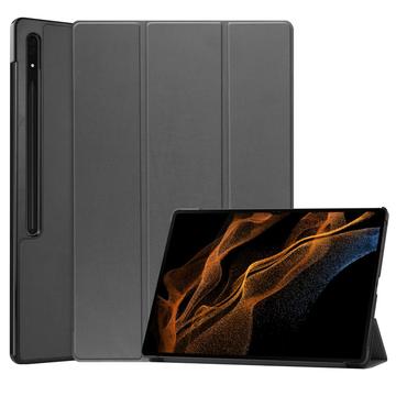 Samsung Galaxy Tab S10 Ultra Tri-Fold Series Smart Folio Hoesje - Grijs