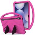 Samsung Galaxy Tab S10+ Kinderen Schokbestendige Draaghoesje - Hot Pink