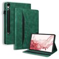Samsung Galaxy Tab S11/S10 Lite/S10 FE/S9 FE/S9/S8/S7 Business Style Folio hoesje - Groen