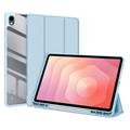 Samsung Galaxy Tab S11 Dux Ducis Toby Tri-Fold Smart Folio Hoesje - Baby Blauw