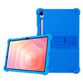 Samsung Galaxy Tab S11 Silicone Hoesje met Kickstand - Blauw