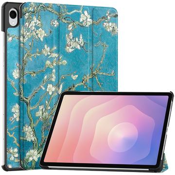 Samsung Galaxy Tab S11 Tri-Fold Series Slimme Folio-hoes - Wit Bloemen