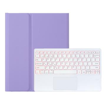 Samsung Galaxy Tab S11 Ultra Bluetooth toetsenbordhoesje met touchpad - Lila