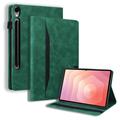 Samsung Galaxy Tab S11 Ultra Business Style Folio hoesje - Groen