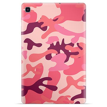 Samsung Galaxy Tab S6 Lite 2020/2022/2024 TPU Hoesje - Roze Camouflage
