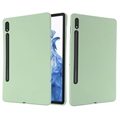 Samsung Galaxy Tab S8/S7 Liquid Silicone Hoesje (Geopende verpakking - Uitstekend) - Groen