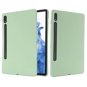 Samsung Galaxy Tab S8/S7 Liquid Silicone Hoesje (Geopende verpakking - Uitstekend) - Groen