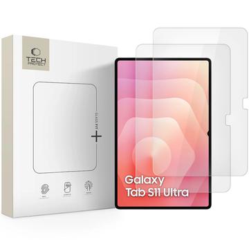 Samsung Galaxy Tab S8 Ultra/S9 Ultra/S10 Ultra/S11 Ultra Tech-Protect Glass Fit+ Glazen Screenprotector - 2 st. - Doorzichtig