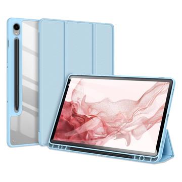 Samsung Galaxy Tab S9 Dux Ducis Toby Tri-Fold Smart Folio Hoesje - Baby Blauw