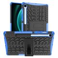 Samsung Galaxy Tab S10 FE/S9 FE Antislip Hybride Hoesje met Standaard - Blauw / Zwart