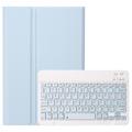 Samsung Galaxy Tab S10 FE/S9 FE Bluetooth Toetsenbord Hoesje - Baby Blauw