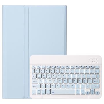 Samsung Galaxy Tab S10 FE/S9 FE Bluetooth Toetsenbord Hoesje - Baby Blauw