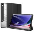 Samsung Galaxy Tab S10 FE/S9 FE Dux Ducis Toby Tri-Fold Smart Folio Hoesje - Zwart