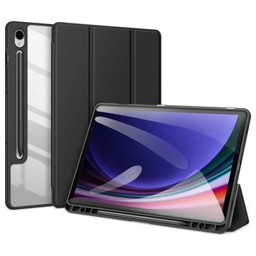 Samsung Galaxy Tab S10 FE/S9 FE Dux Ducis Toby Tri-Fold Smart Folio Hoesje - Zwart