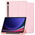 Samsung Galaxy Tab S9/S9 FE/S10 FE/S10 Lite Tech-Protect SmartCase Pen Tri-Fold Folio Hoesje - Roze